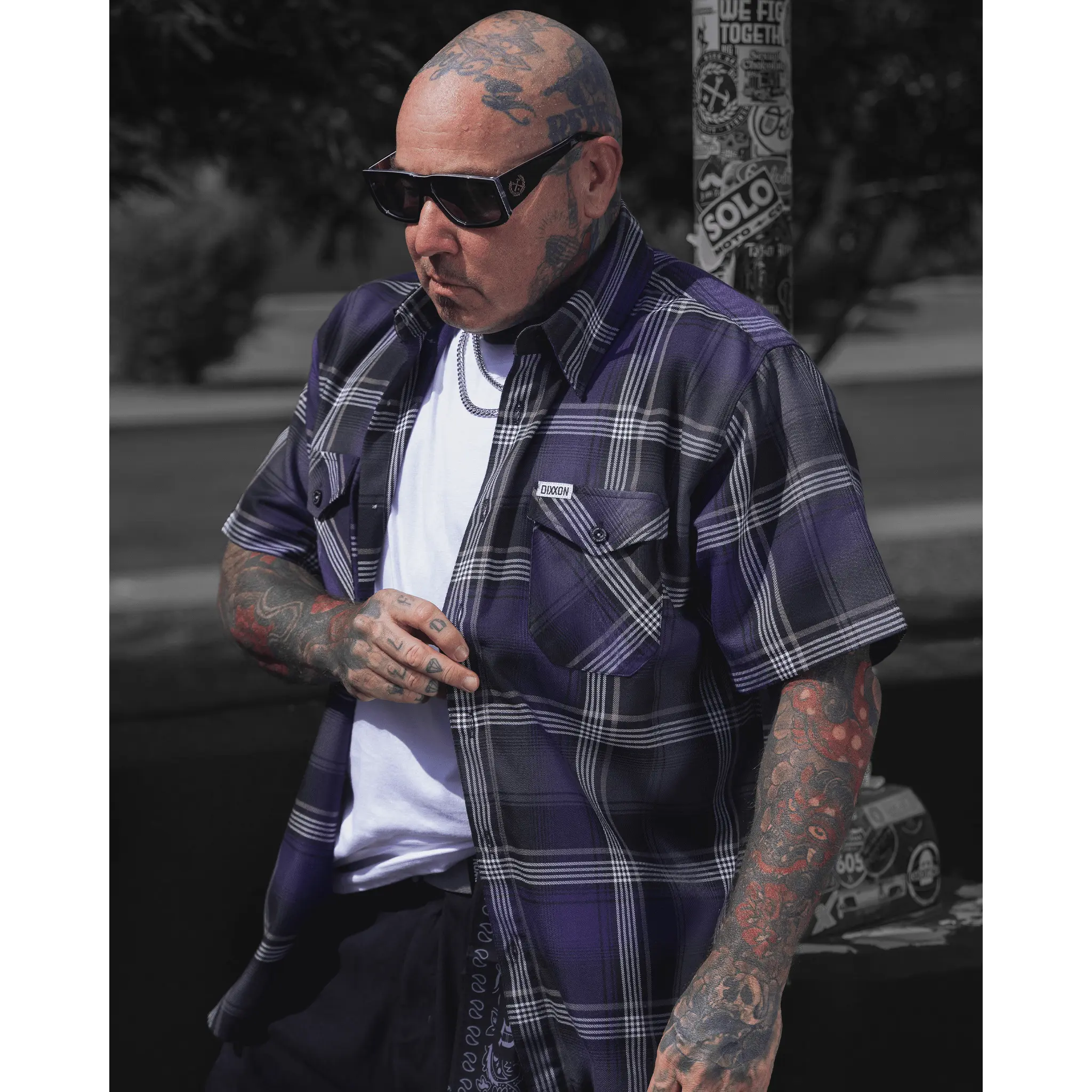 Menace Short Sleeve Flannel