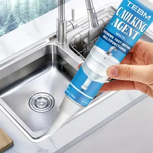 Universal Waterproof Fast-Drying Tile Grout, Effective Gap Repair and Filling, Caulking, Kitchen Bathroom Sealing Glue, Suitable for Bathtub Sink Floor Shower Room, Waterproof Bond Seal