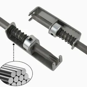 2-Piece Spring-Loaded Screw Holder Drill Bit Clamp, Universal Screwdriver Head, Anti-Fall Screw Fixing Tool, General Purpose Hardware Accessory