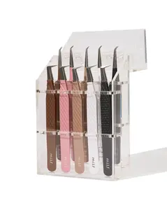 Crayola 10-Tweezer Acrylic Case - Classic Design with No Lid - Ideal for Crafting and Saving Small Items