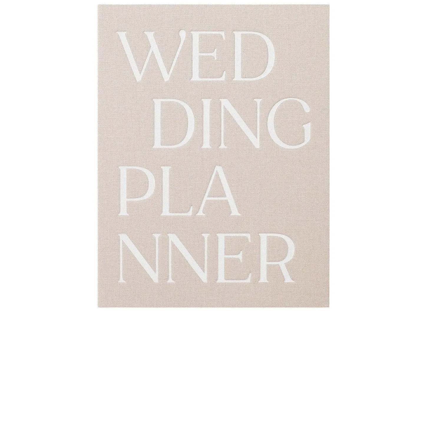 Papier Wedding Planner Binder Folio in Beige