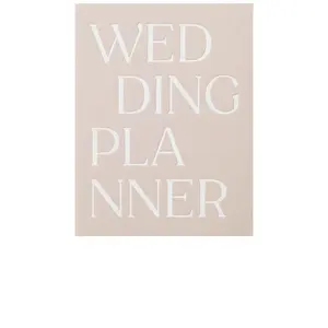Papier Wedding Planner Binder Folio in Beige Papier Wedding Planner Binder Folio in Beige