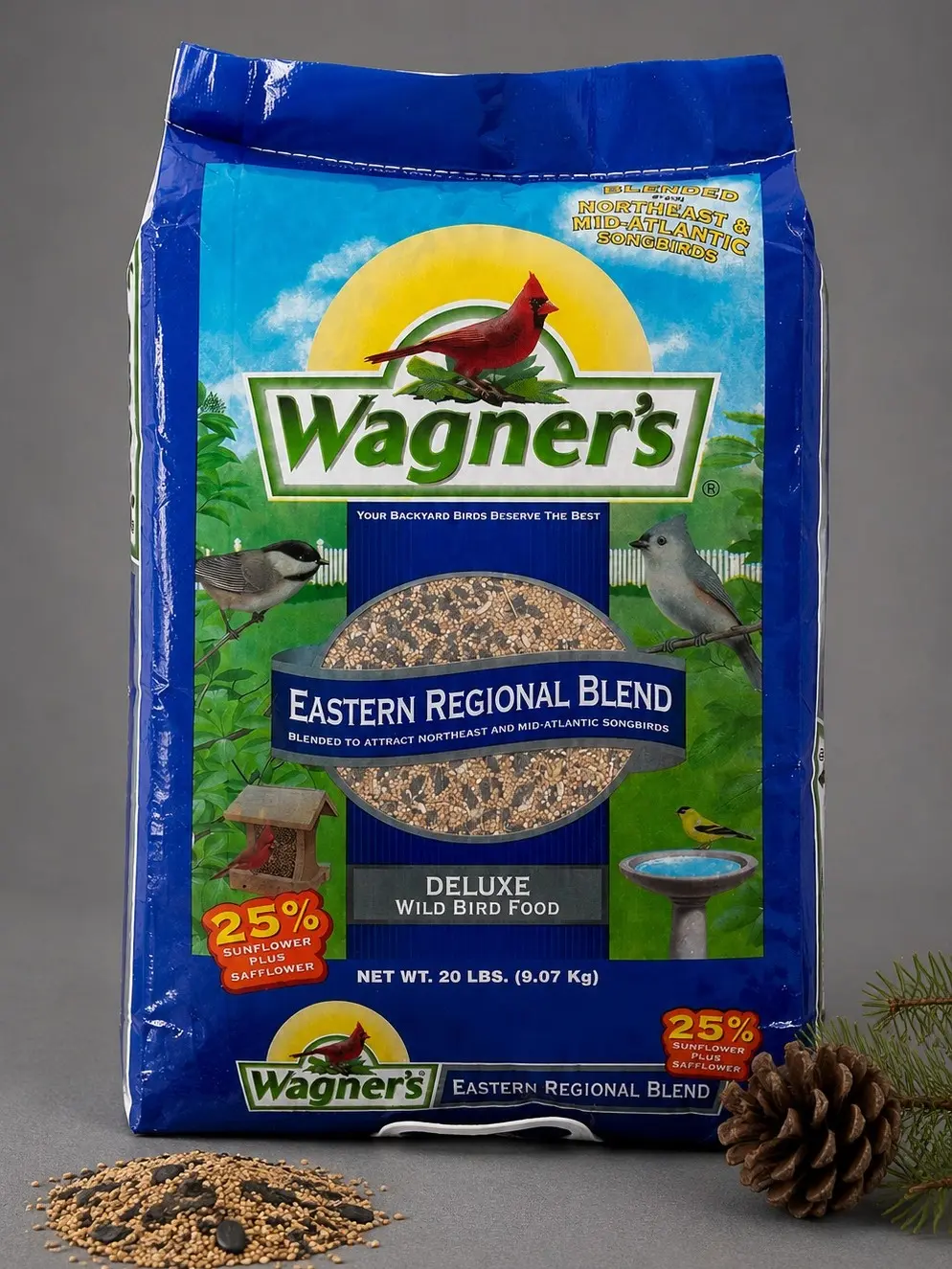 Wagner's 62004 Eastern Regional Wild Bird Food, 20-Pound Bag