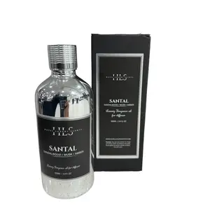 Hotel Luxury Scents Essential Oils for Diffusers SANTAL – 100ML Luxury Diffuser Oils Scents for Home – SANTAL Sandalwood, Musk and Amber Essential Oil Blend – Aromatherapy Diffuser Oils for Humidifier Reed Spa