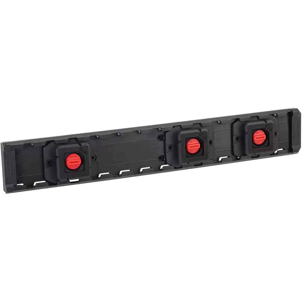 Rapala SmartHub 16 Interlocking Fishing System with Expansion, Adjustable Connectors, Mounting Hardware, Red Center Set Screw, Includes Hardware, Track Expansion, 16 Inches, Smarthub Track System