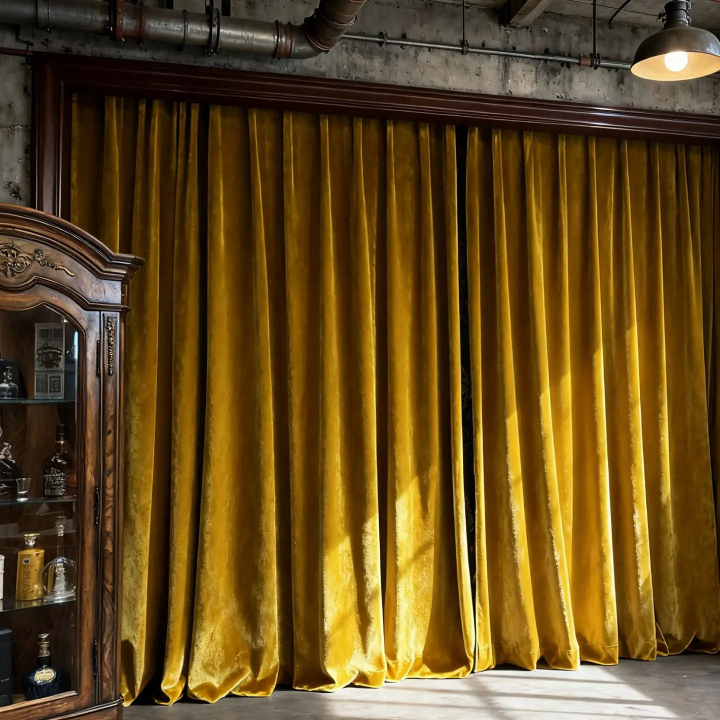 Simple Solid Color Light Blocking Italian Velvet Bedroom Balcony Window Curtain, Fashionable Hole Drapery for Living Room, Window Drapes