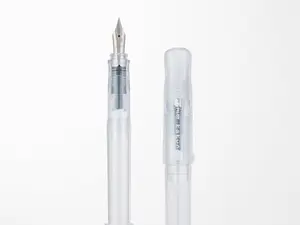 Pilot Kakuno Fountain Pen - Extra Fine - Clear Barrel