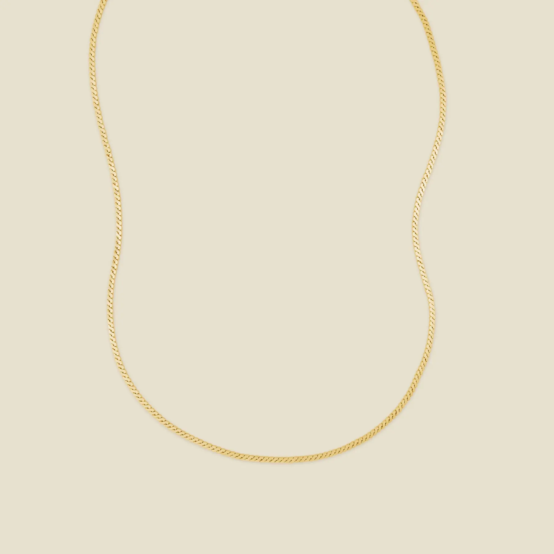 Serpentine Chain Necklace