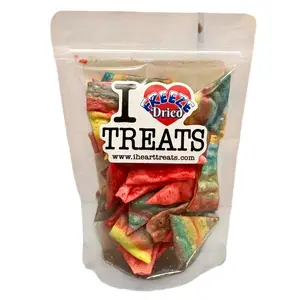 Freeze Dried Fruit Roll Up Strawberry And Tropical Chips 3 oz