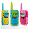 Family Walkie Talkies for Kids 3 Pack, Girls Toys Age 6-8 8-10 Birthday Gifts, Indoor Play, Outdoor Camping & Hiking, Toddler Walkie Talkies Age 3-5, Easy to Use, 22 Channels, 3 Miles Range, Toy, Girl Toy