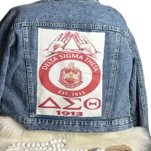 DELTA SORORITY Denim Ladies Jacket - Patchworkz - Jean, Womenswear