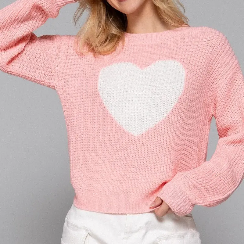 Pink Valentine Day Sweater