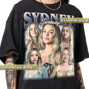 Sydney Sweeney Unisex Softstyle Vintage Shirt, Gift For Woman and Man Unisex T-Shirt, birthday gift