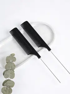Anti-Static Comb Set, Fine Tooth Dense Combs, Steel Needle Tail Comb, Hair Styling Tool for Home and Salon Use