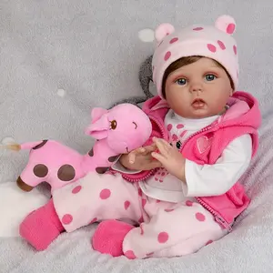 Baby Doll -50cm Silicone Baby Girl, Real-Life Doll, Full Body Vinyl, Realistic Newborn Doll, Suitable For Children Over 3 Years Old