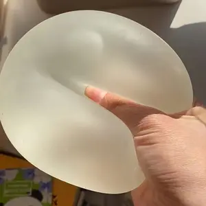 Soft Silicone Stress Relief Toy Pearlescent White Slow Rebound Bouncing Ball Creative Prank Toy for Children under  Year Old