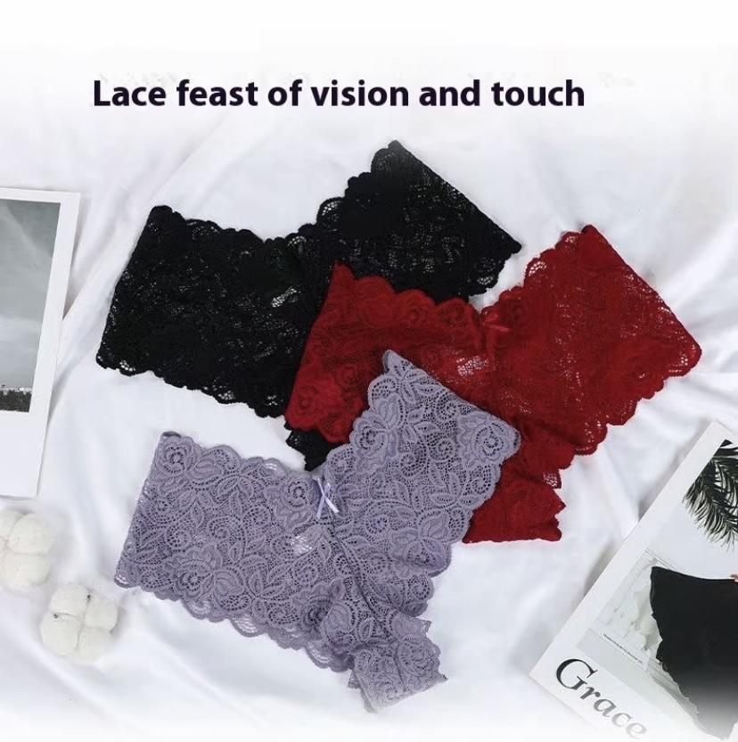 Women's 12pcs Solid Color Seamless Thong, Soft Comfy Breathable Drop Waist Panty for Daily Wear, Underwear for All Seasons floral design lingerie collection lace sexy lingerie set bikini