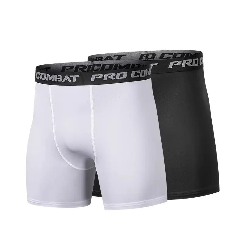 Basketball Leggings Men's Sports Running Workout Equipment Compression Training Five-Point Underwear High Elastic Quick-Drying Tight Shorts