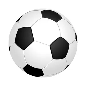 Soccer Ball Magnet for Car and Refrigerator, 5 Inch Round, Waterproof Vinyl, 1mm Magnetic Sheet, Indoor Outdoor Use