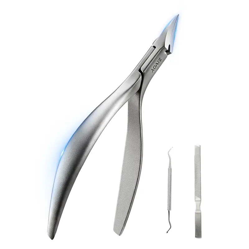 Zivoy Professional Nail Cutter - Swan-Inspired Manicure Clippers, Ultra-Sharp Angled Stainless Steel Eagle-Beak Groove Pliers, Personal Use Removal Pedicure Tool for Ingrown Toenails with Precision and Ease of Use