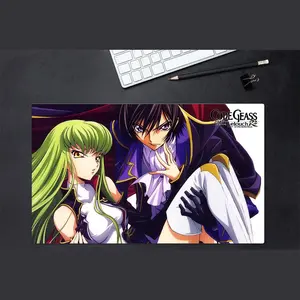 Code Geass Anime Playmat Deskmat Large Manga Mouse pad | Gaming Mousepad | Gift Idea | Home Office | Room Decor | PC Accessories