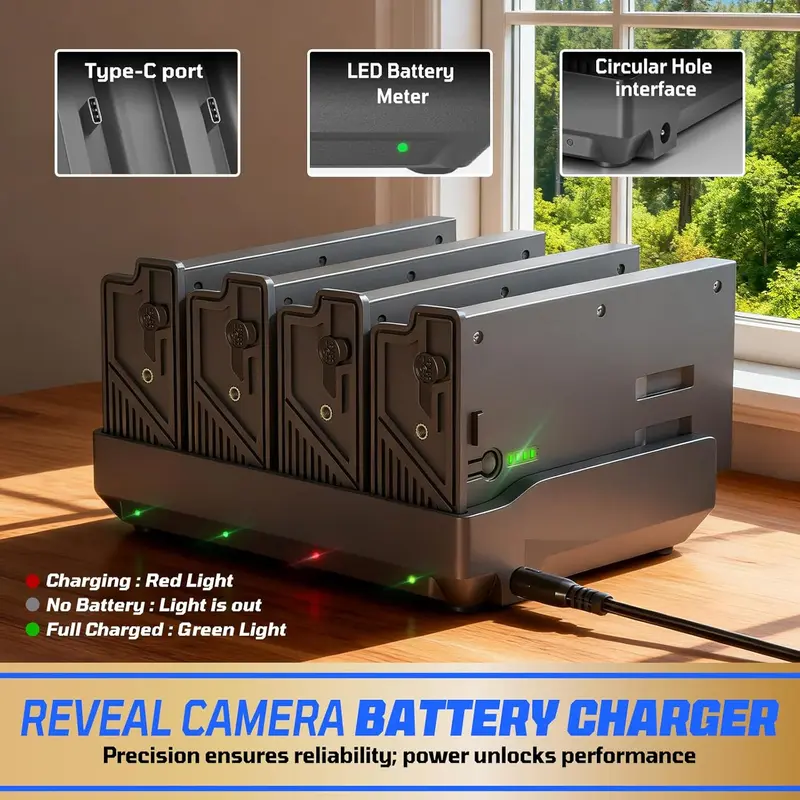 JYJZPB Reveal Hunting Camera Lipo Lithium Battery for Tactacam Battery Pack Compatible for Trail & Game Camera Pro 3.0, X Pro, X Gen 3.0, X Gen 2.0, X, Pro 3.0, XB, SK for Tactacam Reveal Cellular Trail USB-C