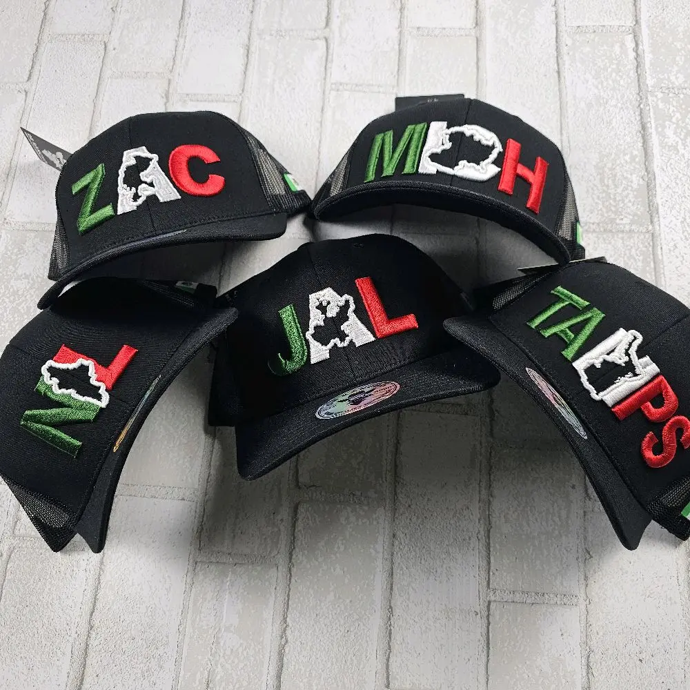 Mexican State Adjustable Snapback Cap - Casual Style, High-Quality Construction, Adjustable Closure, Bold embroidery, Guanajuato Design
