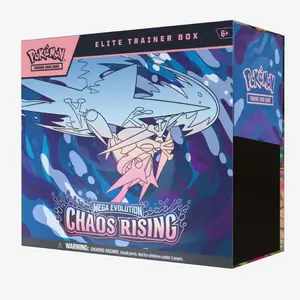 Pokemon Mega Evolution: Chaos Rising Elite Trainer Box Trading Cards