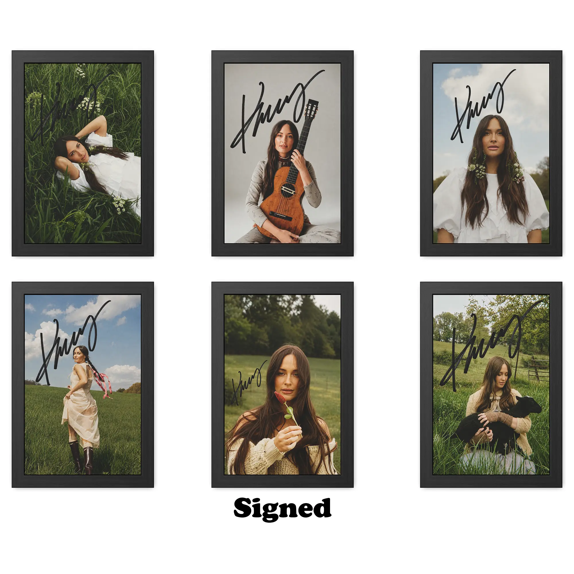 Kacey Musgraves Deeper Well Photo Poster Set, Country Music Singer Wall Art with Signed or Unsigned Print Options, Rustic Farm and Western Concert Decor for Bedroom Living Room Music Studio, Gift for Women, Fans, Collectors and Country Lovers