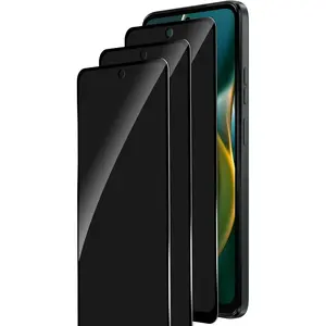 3 Pack Privacy Screen Protector for Motorola Moto G Power 2025,Full Coverage Anti-Spy Tempered Glass Film,9H Hardness,Bubble Free,Easy to Install,Support fingerprint unlocking