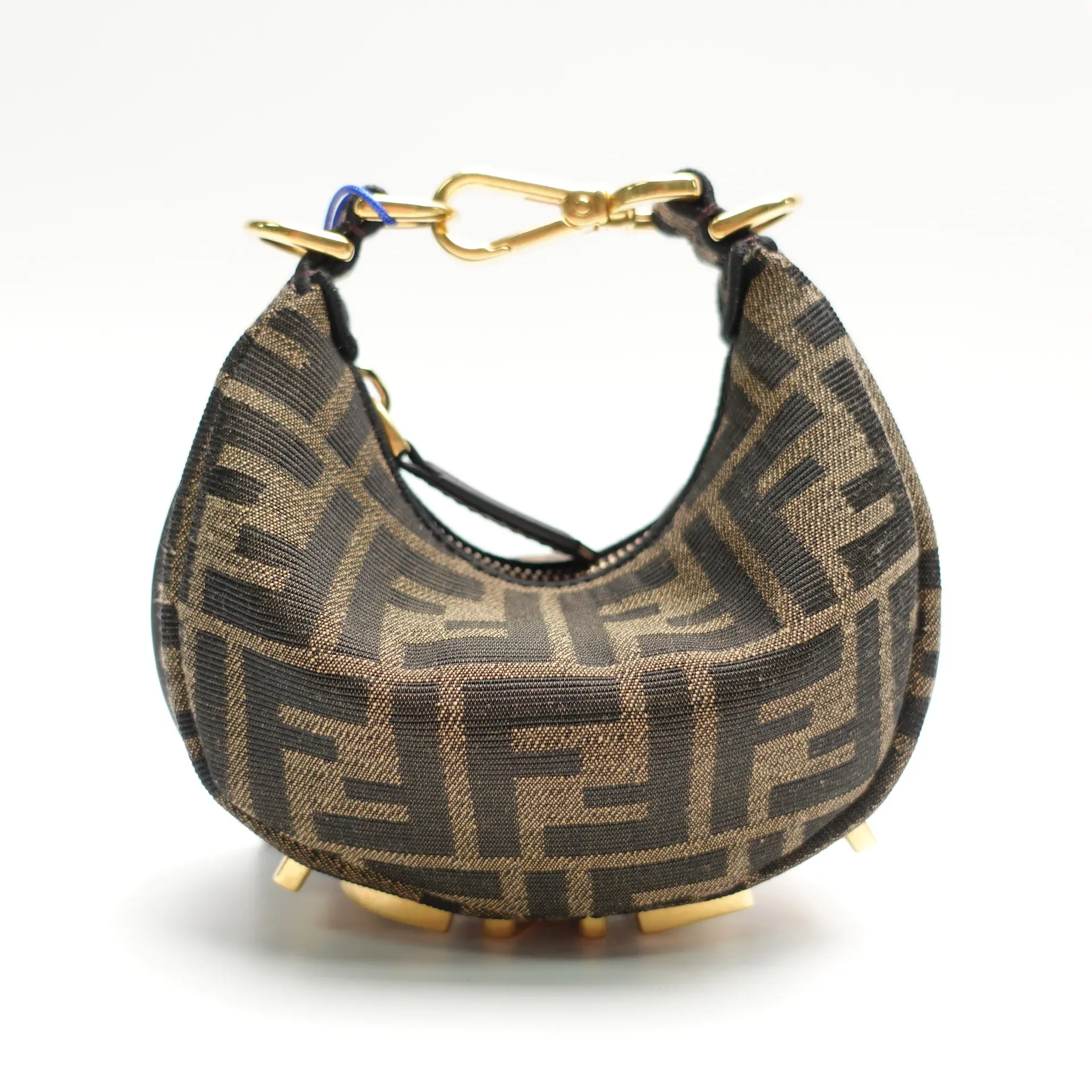 Pre-owned FENDI Canvas Tote Bags Fendigraphy Nano FF Tote Bag T10459127