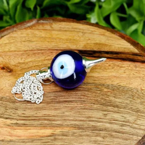 Evil Eye Pendulum with Chain Evil Eye Pendulum with Chain