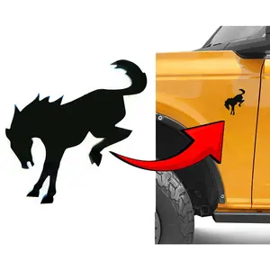 Fender Badge Emblem Logo Horse for Ford Bronco Mustang Sport SUV Car Truck SUV