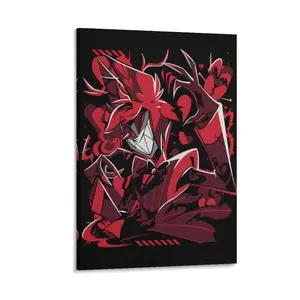Hazbin Hotel Poster Anime Cartoon Poster 185 Canvas Poster Bedroom Decor Sports Landscape Office Room Decor Gift Frames Wall Ornaments Artistic Decoration Photo
