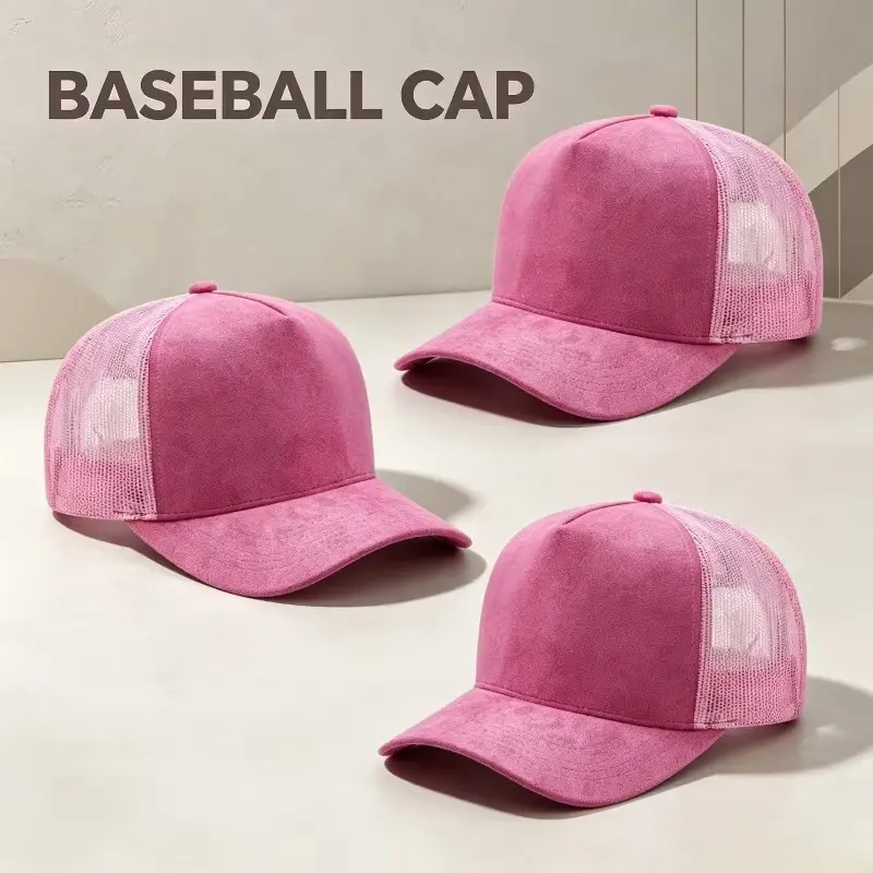 3 pieces high-top breathable mesh baseball caps, American retro truck caps for both men and women, versatile for commuting and outings, sunshade baseball caps