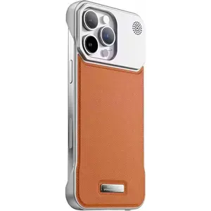 Luxury Aromatherapy Pu Leather Magnetic Slim Phone Case Compatible with iPhone 16 Pro- Frameless, Shockproof, Matte Finish with Electroplated Frame. Magsafe Comaptible, Apple Accessories.