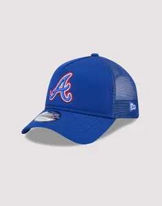 Mens New Era MLB Atlanta Braves 9FORTY A-Frame Hat
