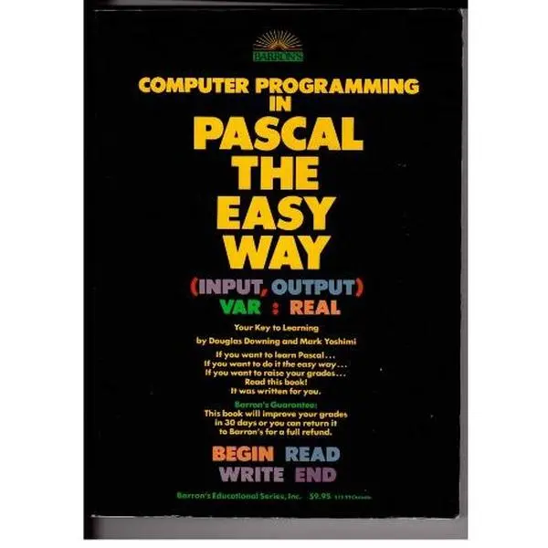 USED Book - Computer Programming in Pascal the Easy Way by Douglas Downing (Paperback) - english