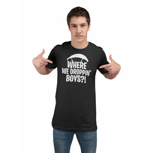 Where We Dropping Boys Gaming Gift Gamers Unisex T-Shirt