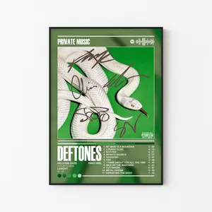 [New Music Decor - Sale Up To 40%] [Unframe] Deftones Private Music Poster, Modern Rock Album Art, Minimalist Music Wall Decor, Gift For Deftones Fans