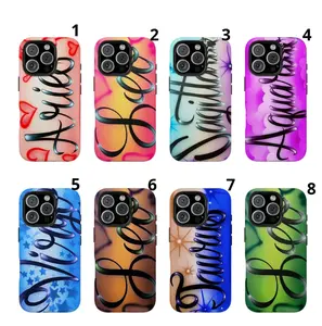 Zodiac Sign Virgo Airbrush Themed Phone Case Shockproof Anti Drop Anti Fingerprint Protective Cover for iPhone 11-17 Pro Max Plus plus 5 FREE Stickers