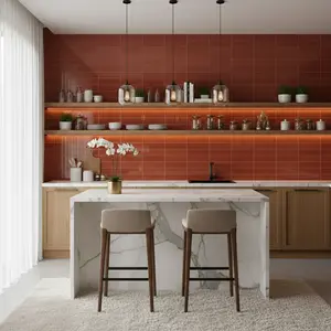 Camden Peach 3x12 Ceramic Tile Glossy Sample