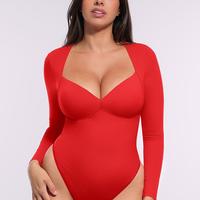 Pentagon Neckline Shaper-Red
