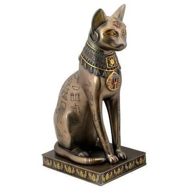 Bronze Cat Bastet Statue