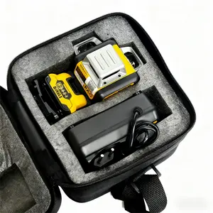 DEWALT 2025 DW089LG 12V Cordless Green Laser Level 12 Lines 3x360° Coverage Li-ion Powered with Charger for Outdoor Construction DIY Professionals