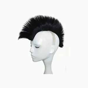 Mohawk Wig Stickers, Mohawk Style for Motorcycle Bike Ski Snowboard Helmets, Helmet Hair Patch, Cosplay Wigs, Halloween Decoration Accessories