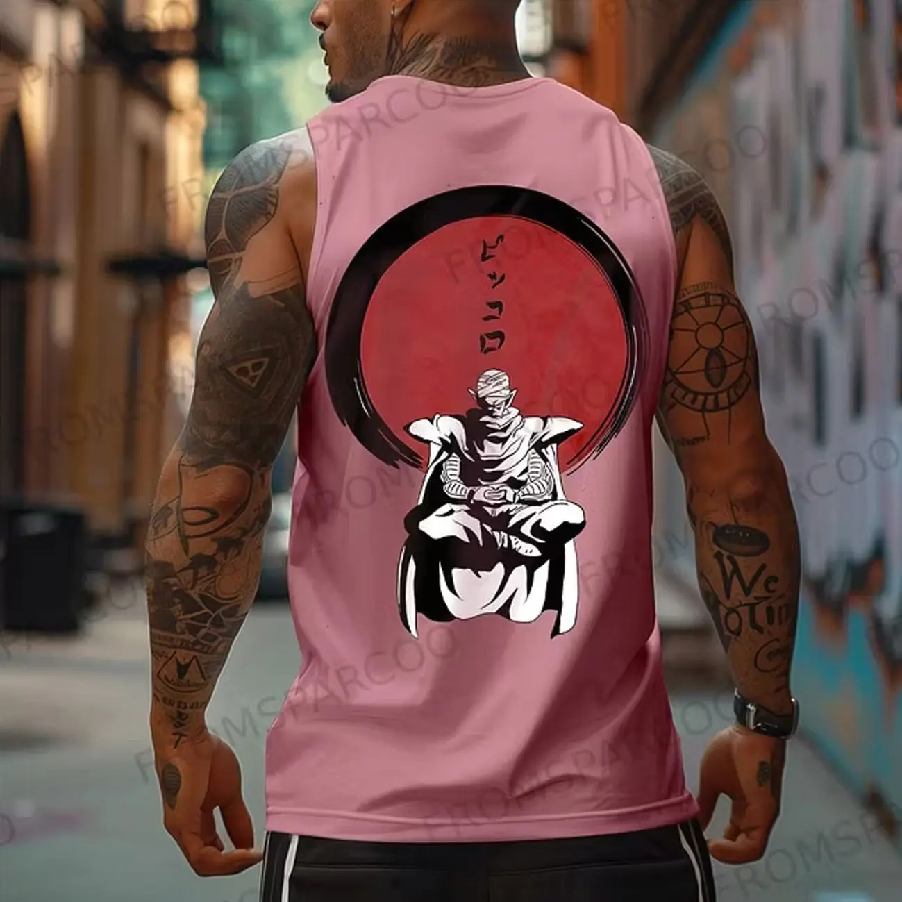 DBZ Piccolo Devil Anime Printed Vest