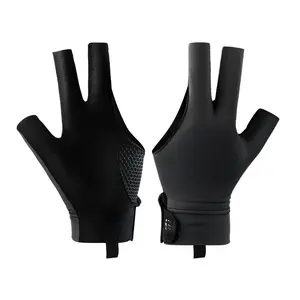 Left Hand Snooker Glove, 1 Count Non-slip 3 Finger Billiards Glove, Professional Sport Billiards & Snooker Accessories For Men & Women
