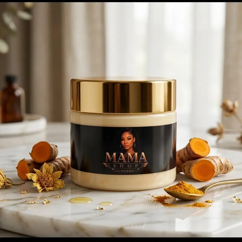 1 Golden Glow Turmeric Body Butter- Deep Nourishment, Radiant Skin, Elevate your daily skincare ritual