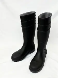 Women's Rubber Rain Boots Mid-Calf Waterproof Insulated Chloroprene Mud Boots, Outdoor Hunting Garden Shoes, Non-Slip Durable High-Top Boots